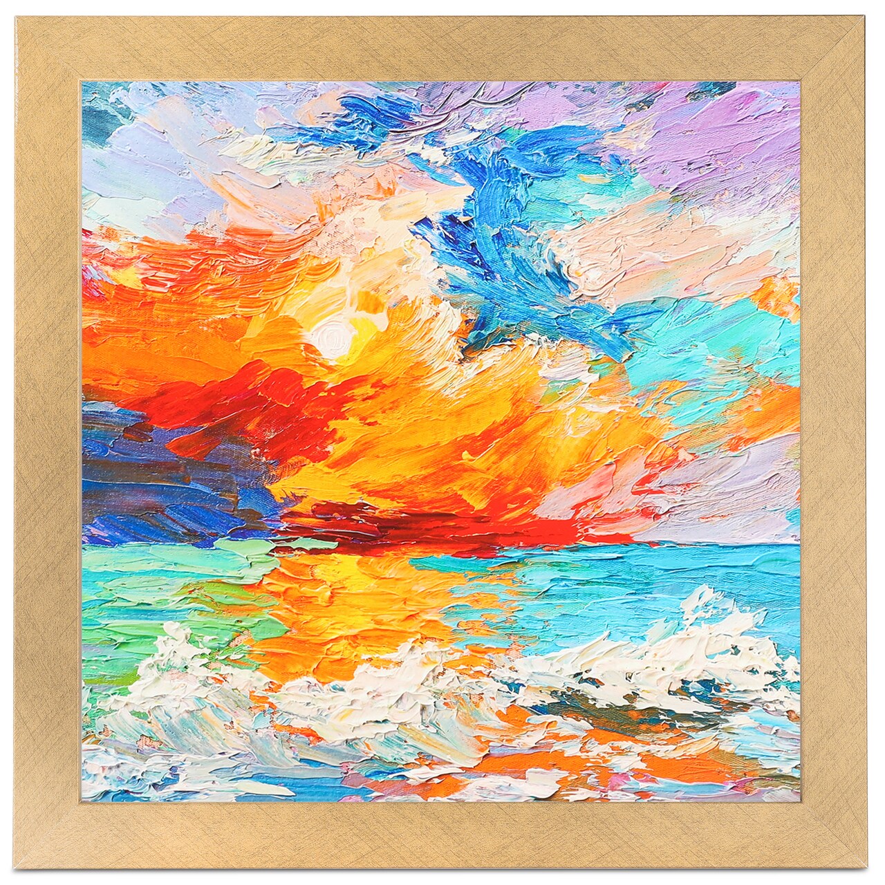 ArtToFrames 12x36 Inch Picture Frame, This 1.25 Inch Custom MDF Poster Frame is Available in Multiple Colors, Great for Your Art or Photos - Comes with Regular Acrylic and Foam Backing 3/16 inch (V-FRBW26-12x36)